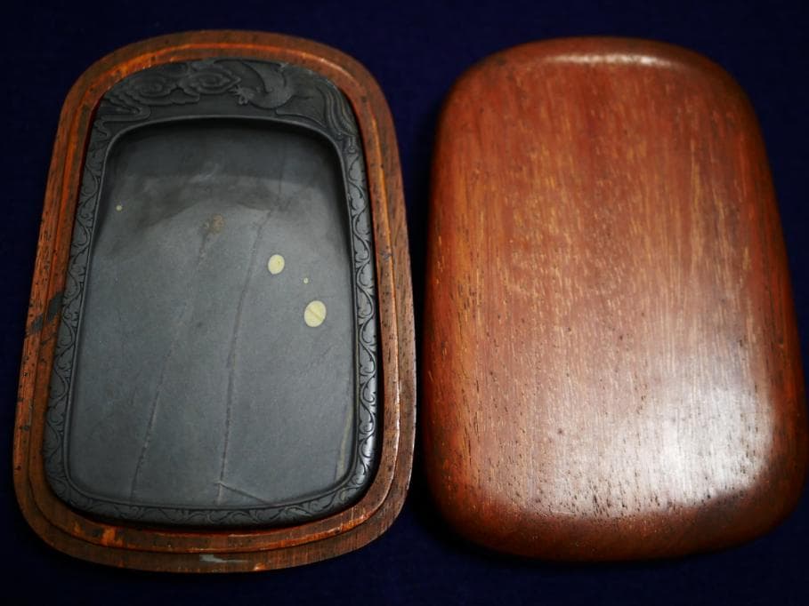 梅花坑 旧坑 端渓硯