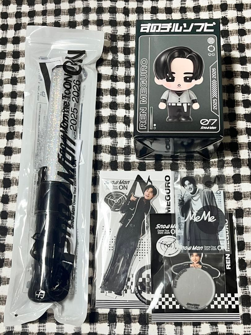 Man ON ツアーグッズ、ペンライト　目黒蓮