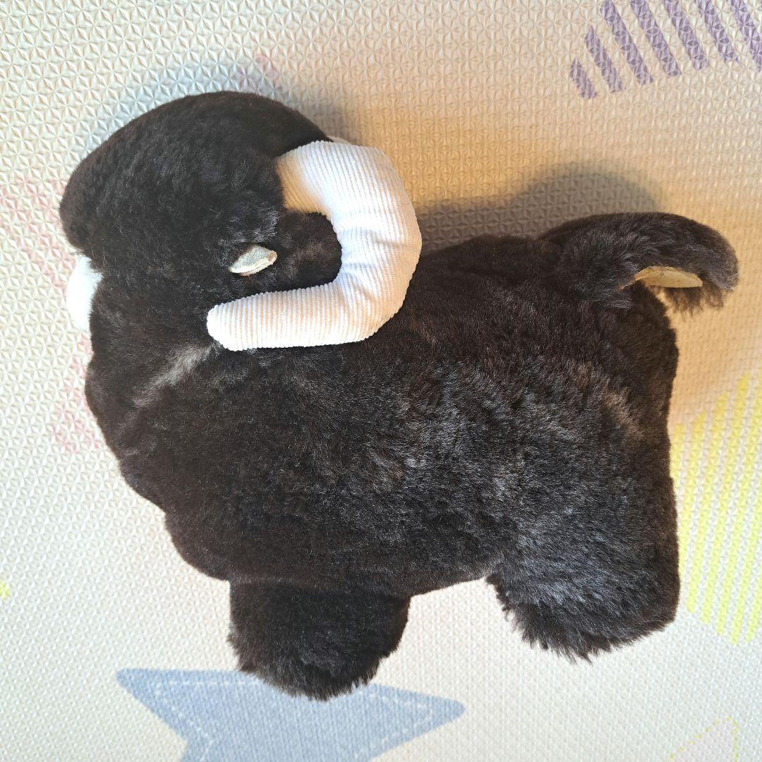 Sheep house シープハウス　ダークブラウン羊の毛　ぬいぐるみ ムートン