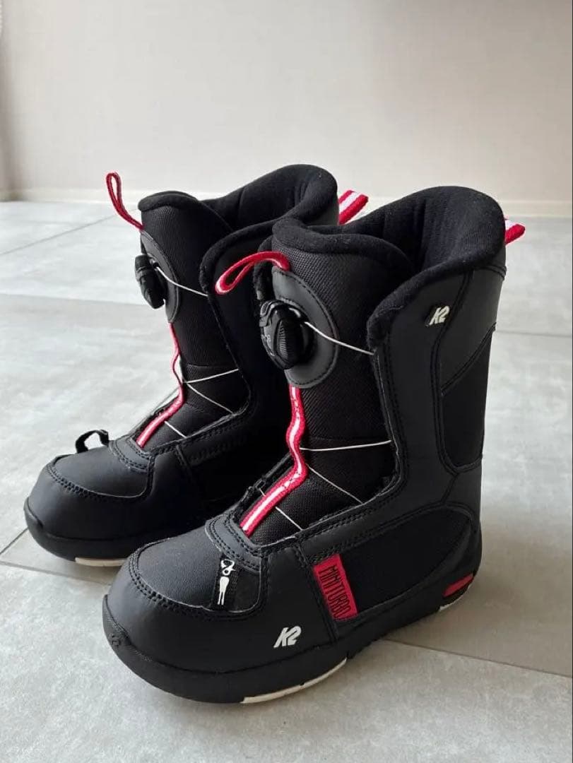 美品　K2 子ども用スノーボードブーツ ブラック　サイズ20