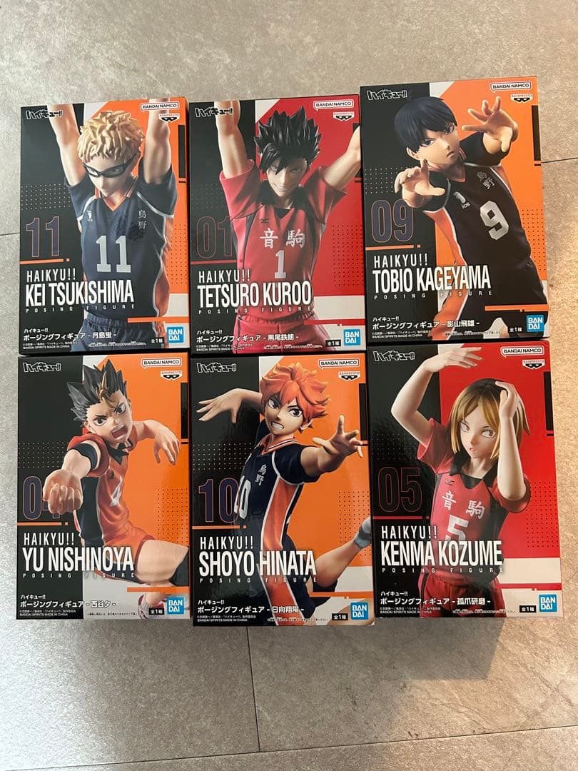 ハイキュー!! フィギュアセット 6体