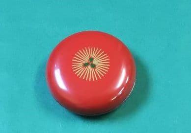 茶道具 茶箱 三品セット 朱塗 唐松 蒔絵 木製 新品 平棗 茶筅筒 香合