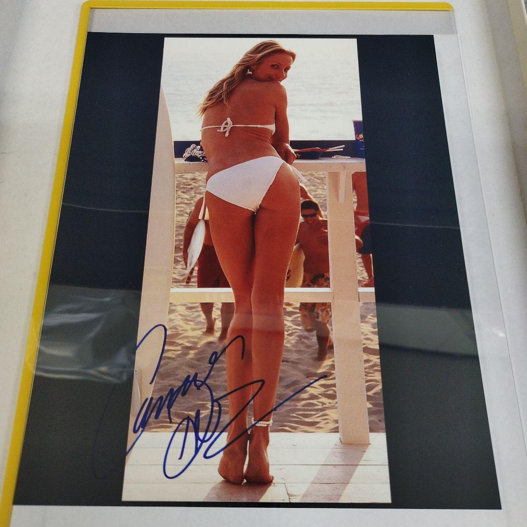 ハリウッド　キャメロン・ディアズ　直筆サイン入り8Ｘ10フォト 証明書付き