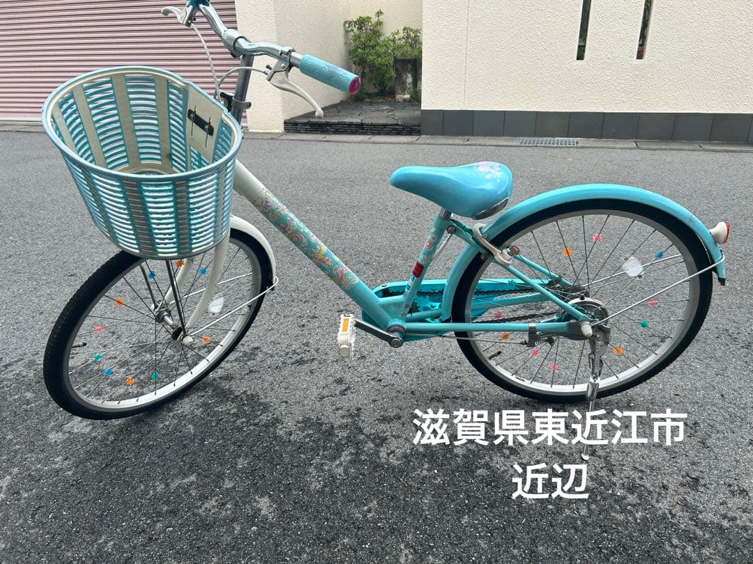 【滋賀県直接受け渡し出来る方限定】子供用自転車 22インチ エコパル