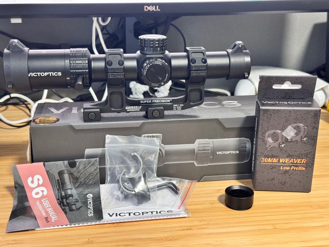 VICTOPTICS(VectorOptics) S6 マウント付き