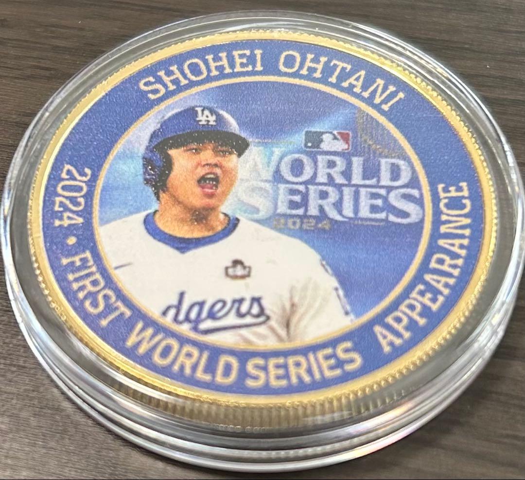 大谷翔平 2024年ワールドシリーズ初出場/優勝記念メダル