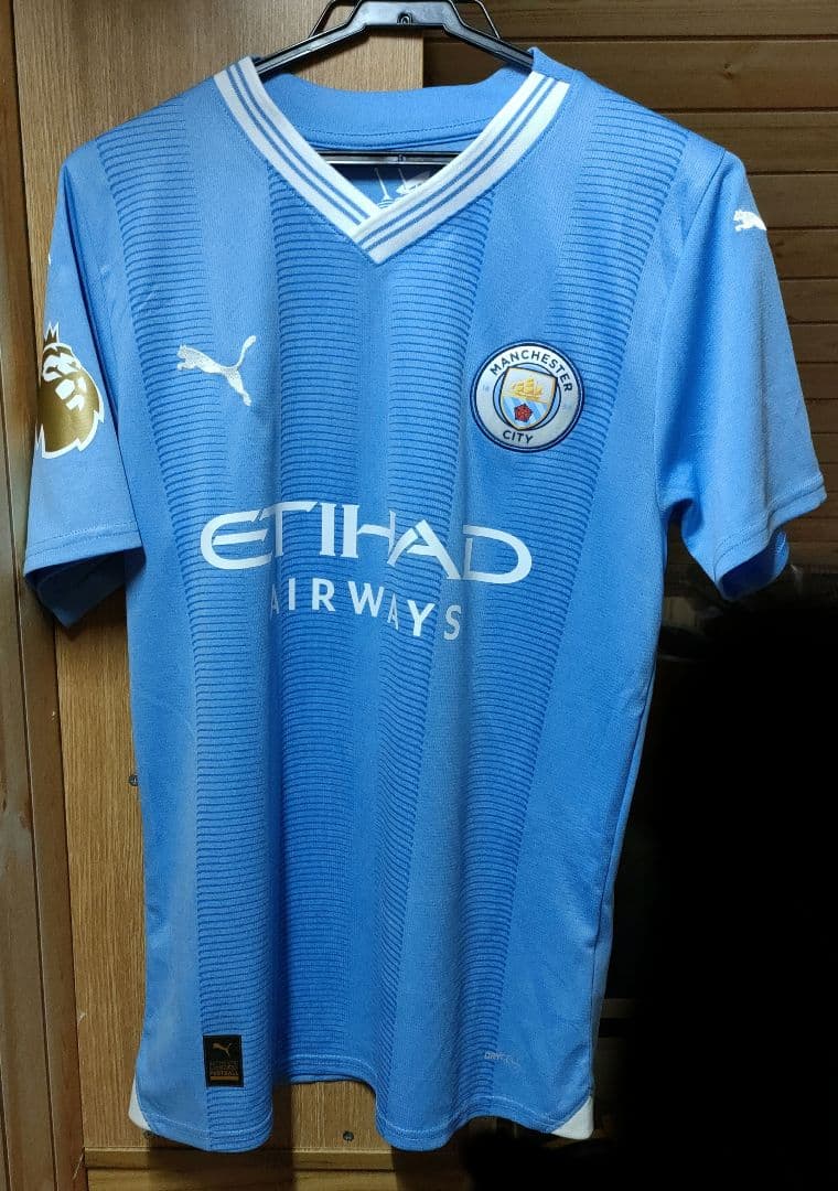 【マーク有】23/24 マンチェスターシティ レプリカユニフォーム デブライネ