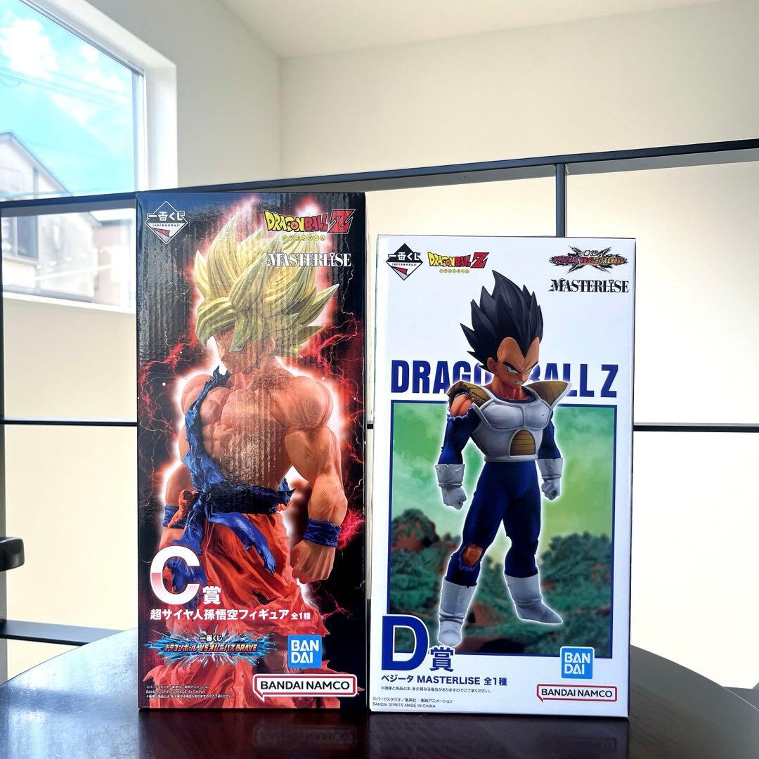 一番くじドラゴンボール　VSオムニバス　C賞孫悟空、D賞ベジータフィギュアセット