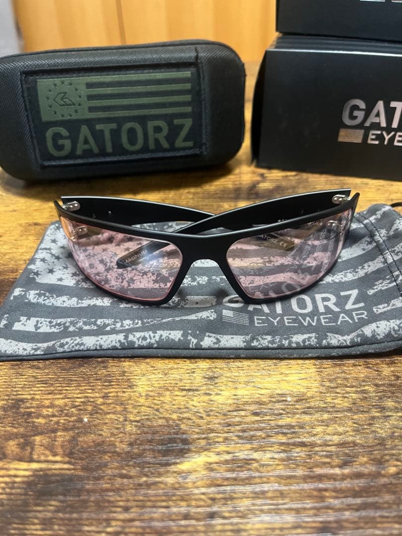 GATORZ MAGNUM ASIAN FIT 調光 ピンク シルバーミラー