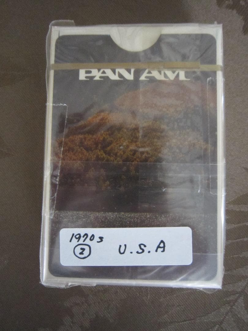未開封　1970年代　パンナム　トランプ　5個　パンアメリカン航空　PAN　AM