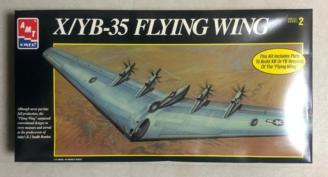 未組立 AMT/ERTL 1/72 X/YB-35 Flying Wing