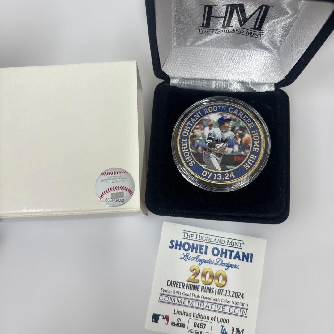 大谷翔平 記念メダル  3点セット MLB公式 限定品 付属品完備