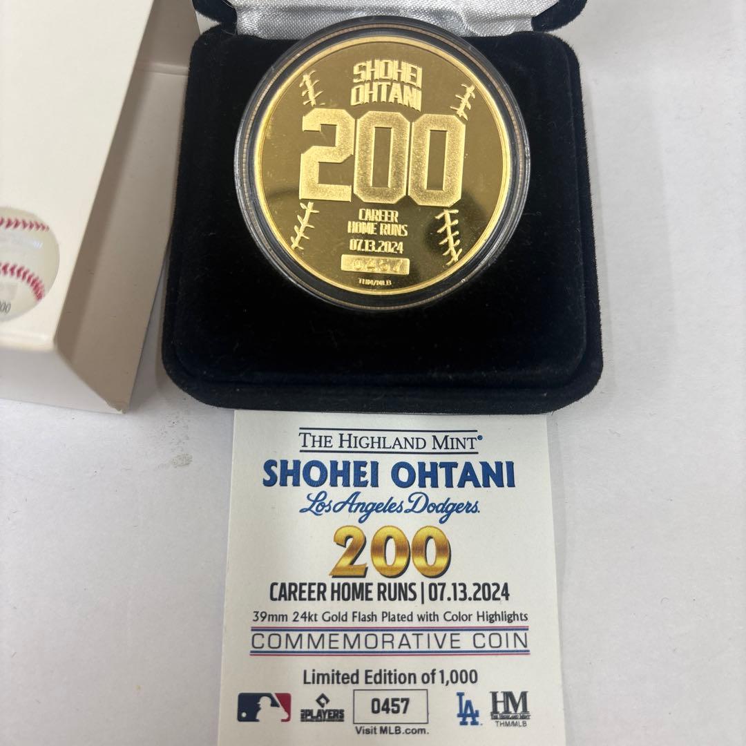 大谷翔平 記念メダル  3点セット MLB公式 限定品 付属品完備