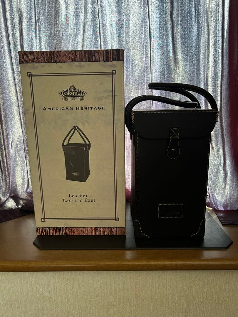 希少コールマン/ランタン本革レザーケース/新品
