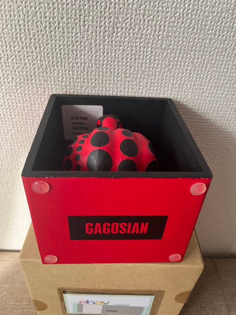 美品 草間彌生展 かぼちゃ 展示用オブジェ　「GAGOSIAN」作品 村上隆