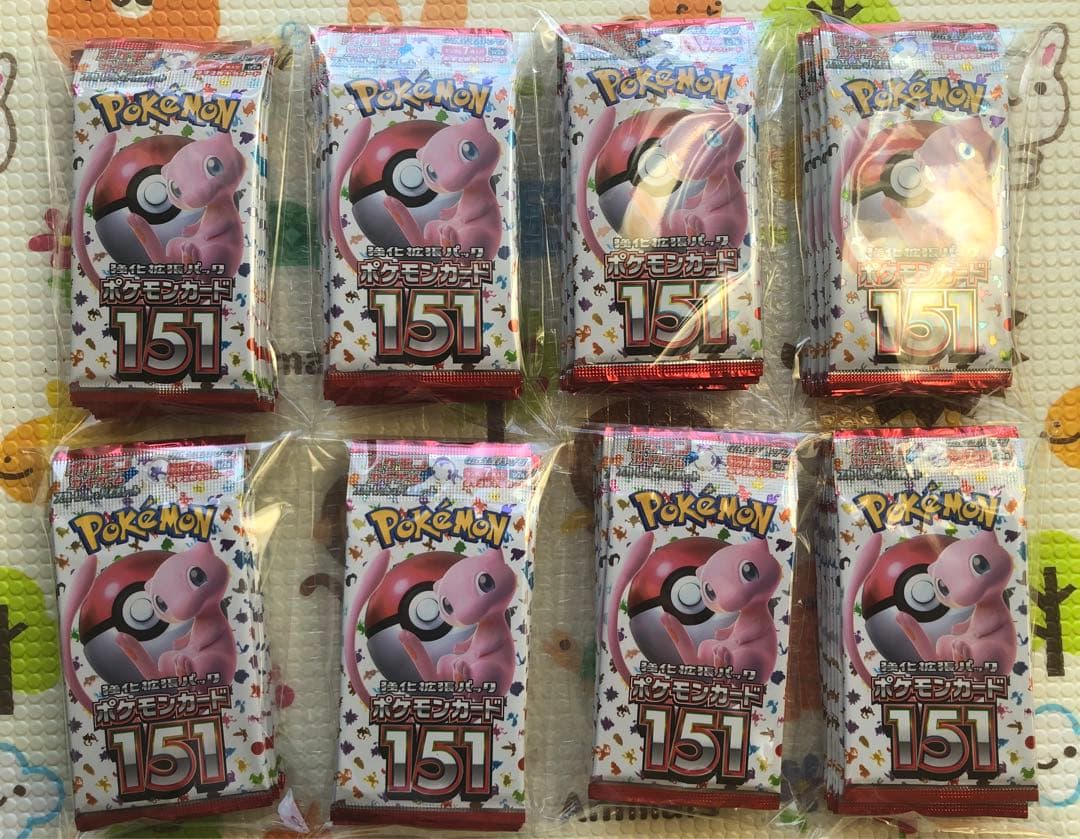 【未開封】ポケモンカード ポケカ 151 新品バラ80パックセット ミュウ
