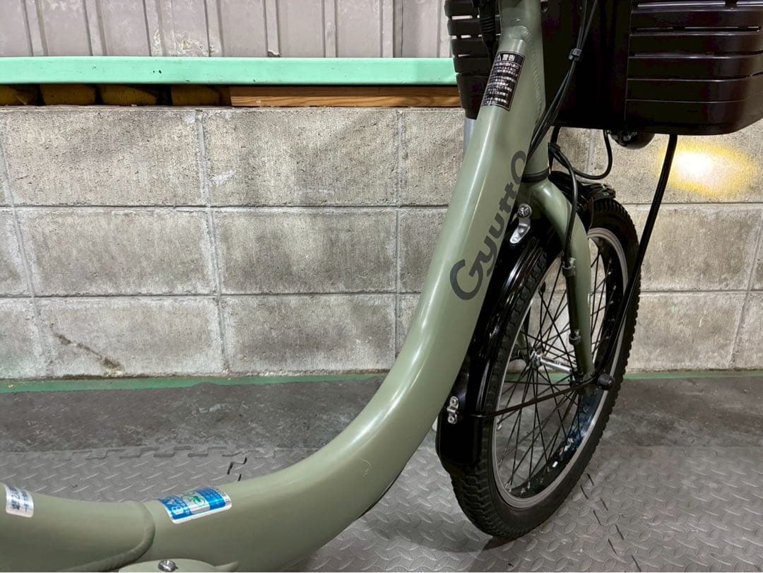 №3725電動自転車パナソニック　ギュット 20インチ✨大容量バッテリー✨
