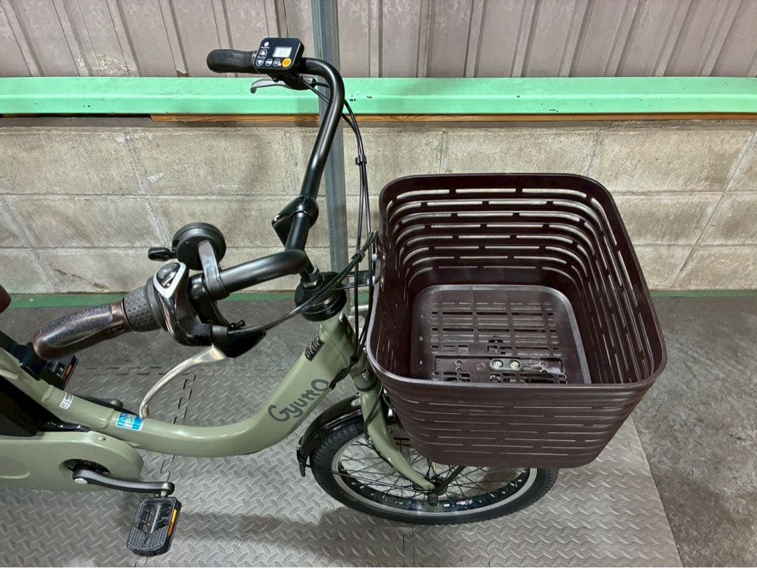 №3725電動自転車パナソニック　ギュット 20インチ✨大容量バッテリー✨