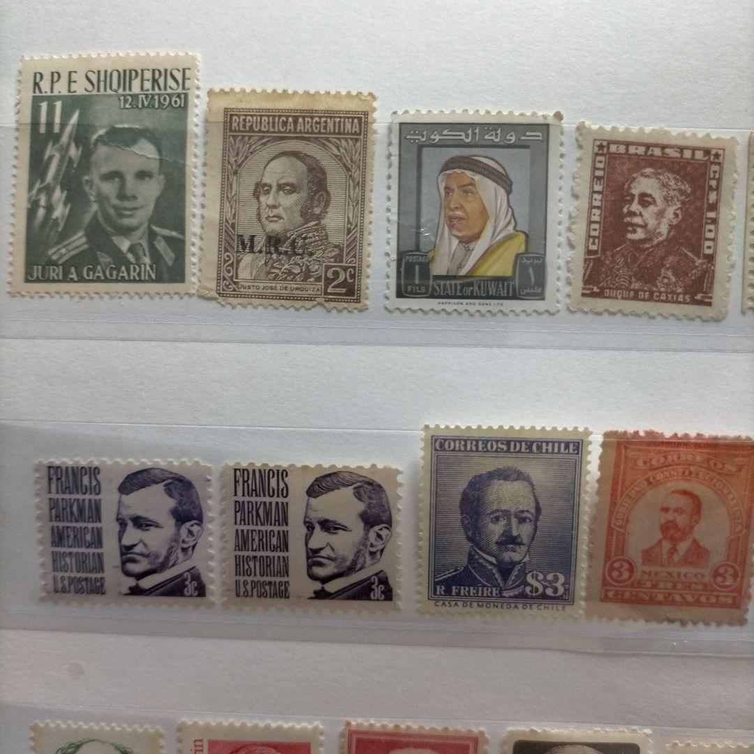 売約1351 外国切手 各国レア古切手 人物シリーズ39枚(重複あり) 未使用