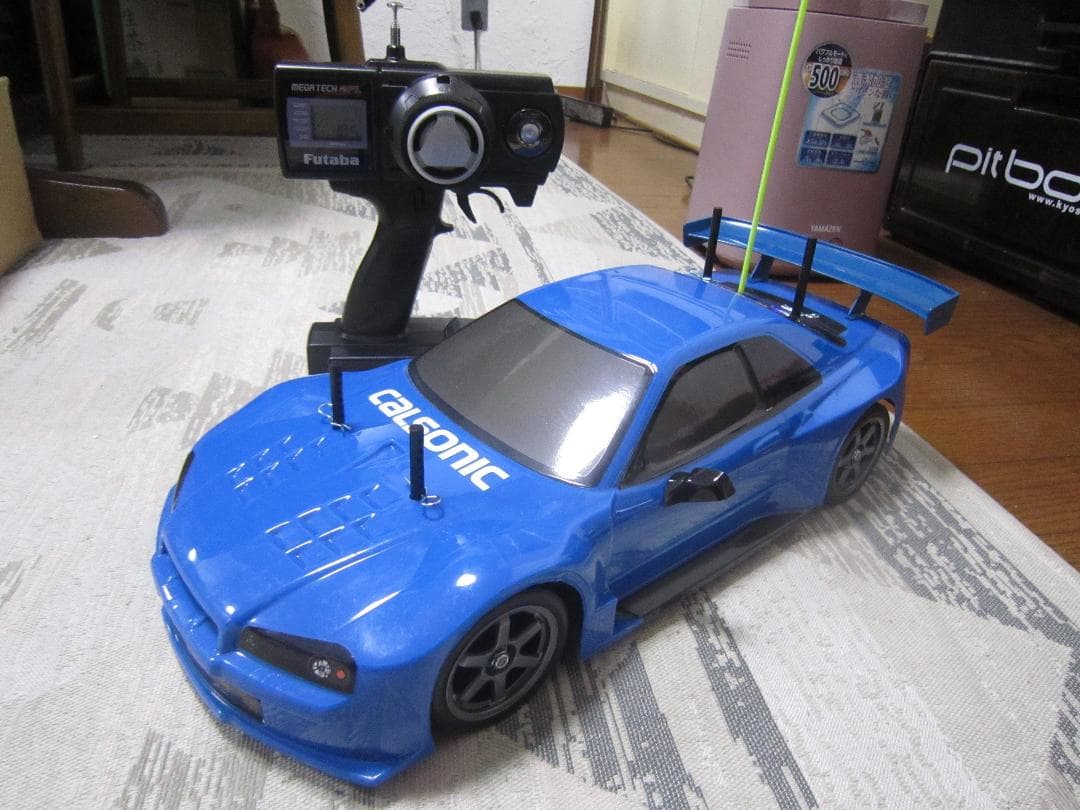 完全動作品 1/10 タミヤ スカイライン GT-R (R34) TT-01