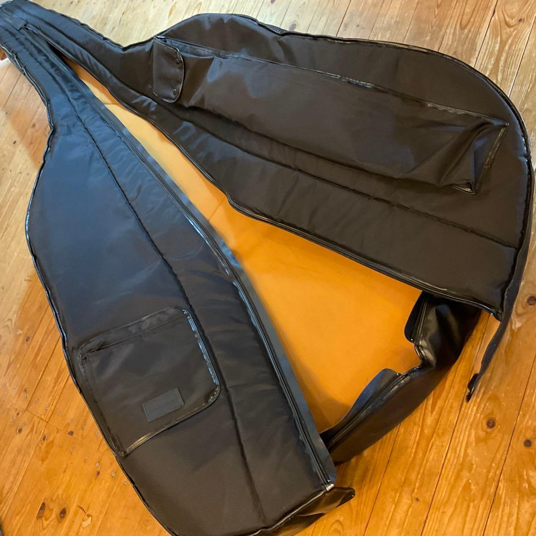 未使用品！コントラバス ケース Angelus ストラップ ソフトケース 日本製