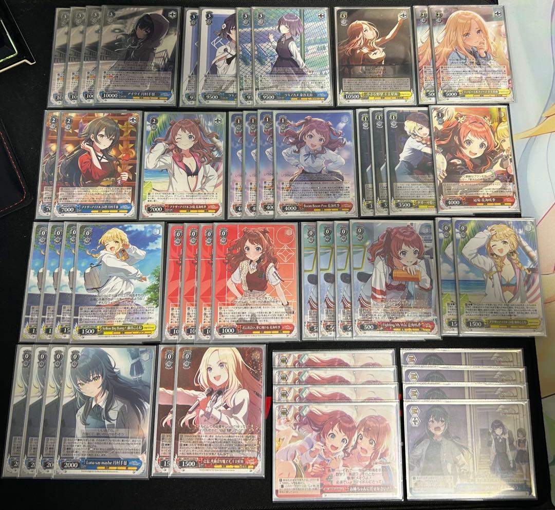 【ヴァイスシュヴァルツ】学園アイドルマスター 扉門デッキ ＋ 手毬スリーブ