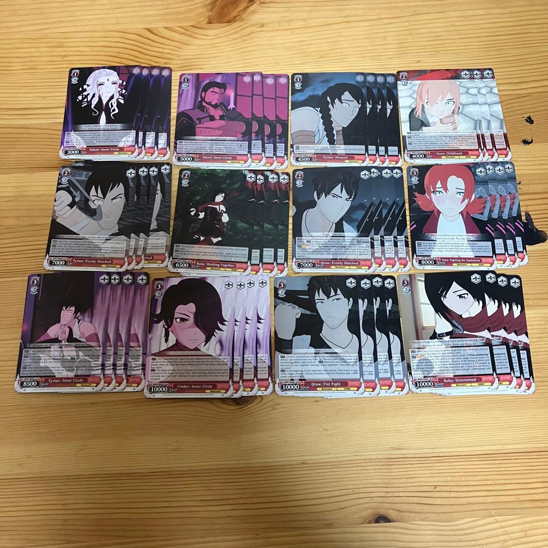 RWBY 海外 ヴァイス プレミアムブースター N 4コン