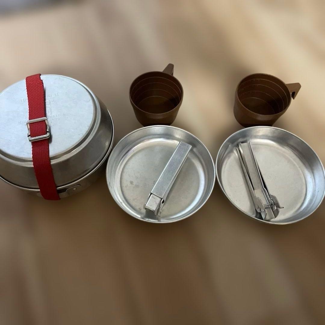 希少　MIRRO バックパッカー　メスキット　クッカーセット