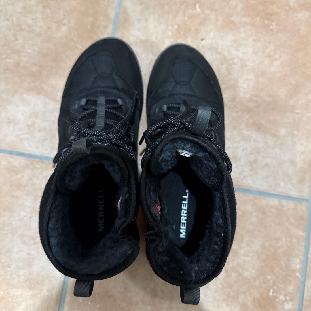 未使用備品　MERRELL ブラック ハイカットブーツ　冬用