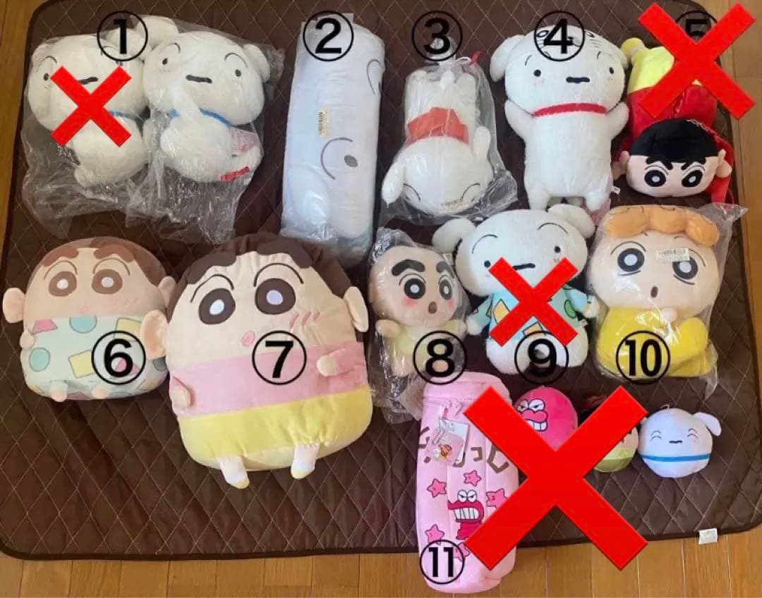 クレヨンしんちゃん　シロ　ひまわり　チョコビ　ぬいぐるみ