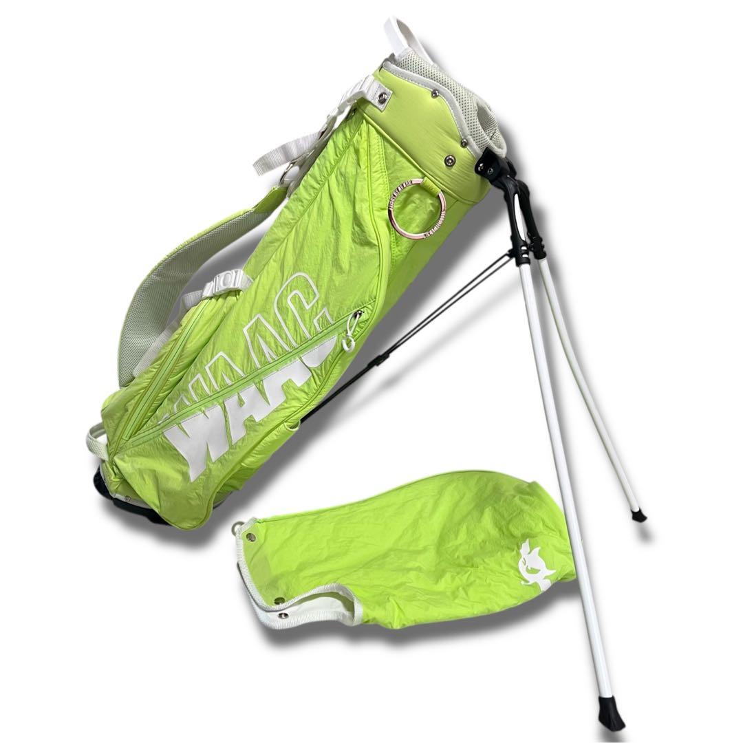 美品 定価4.5万 WAAC ワック スタンドキャディバッグ ユニセックス 軽量