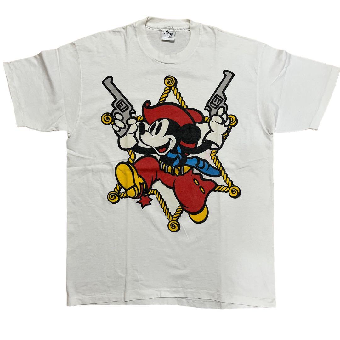 vintage DISNEY MICKEY 2丁拳銃 fits XL