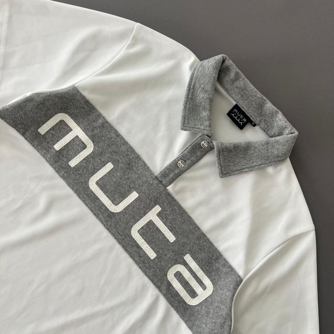 muta MARINE ムータマリン　現行　ポロシャツ　メンズ　ゴルフ　M ロゴ