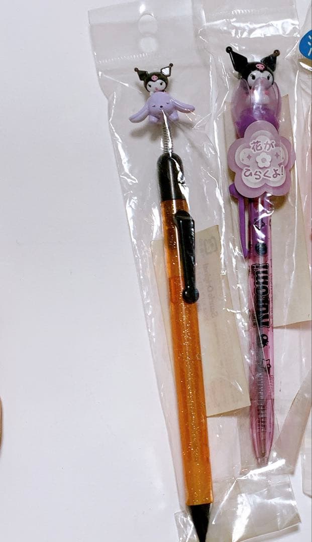 【即日発送】新品　サンリオ　クロミ　花　ペン　2点