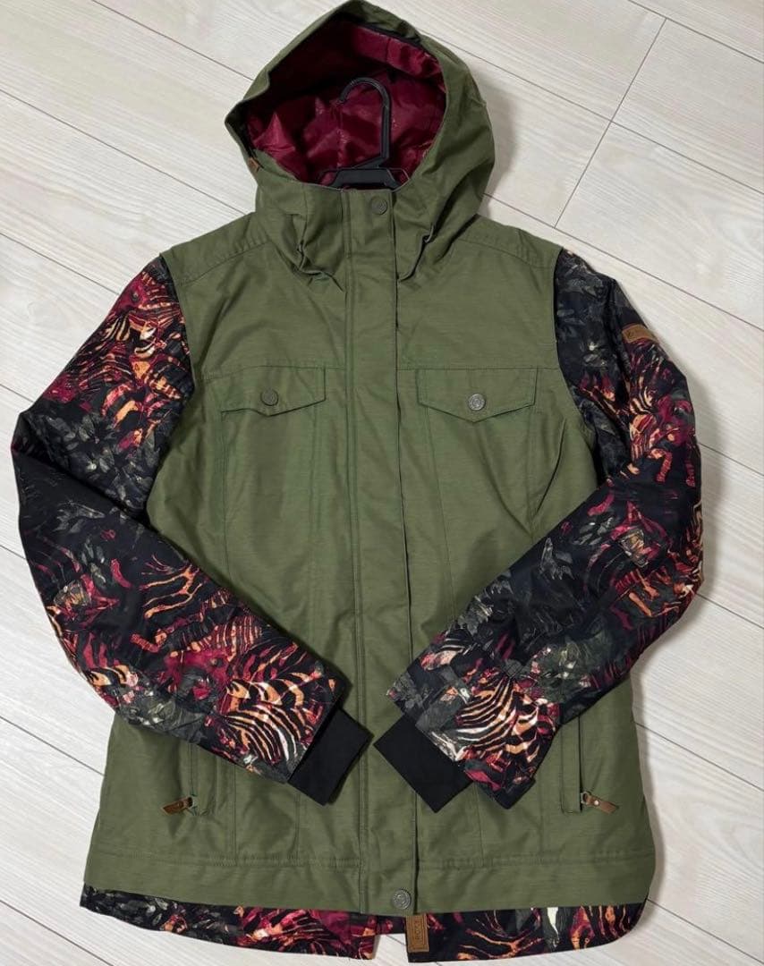 ROXY スノーボードウェア　Mサイズ　カーキ