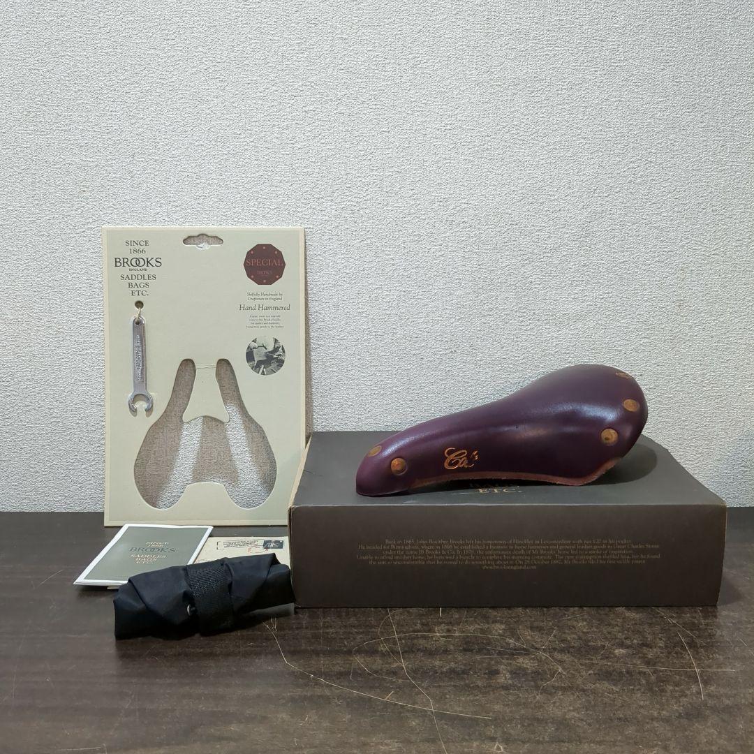Brooks colt バイオレット エナメルフレーム B304 サドル