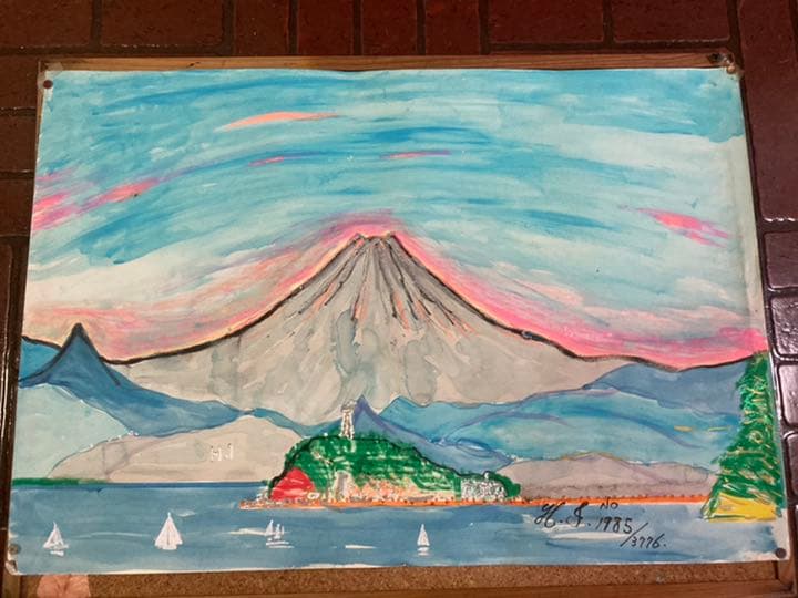 幻想絵画、空飛ぶ画家　糸川裕志の水彩画