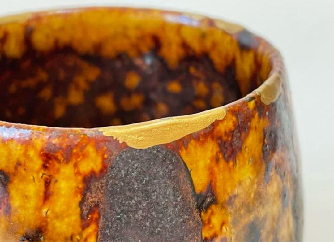 作家物 船木研児 船木研兒 指描 湯呑 湯呑み 民芸 民藝 布志名焼 舩木研児