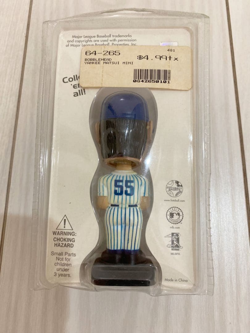 未開封 ニューヨークヤンキース 松井秀喜さんのフィギュア 小物 置物