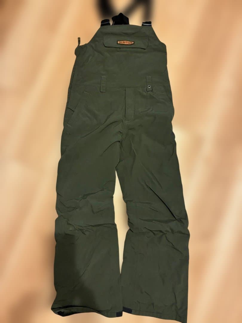 BURTON スノーボードオーバーオール オリーブグリーン