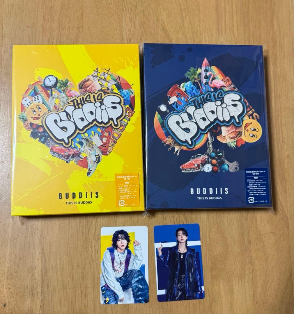 トレカ付き　THIS IS BUDDiiS初回生産限定盤　A B セット