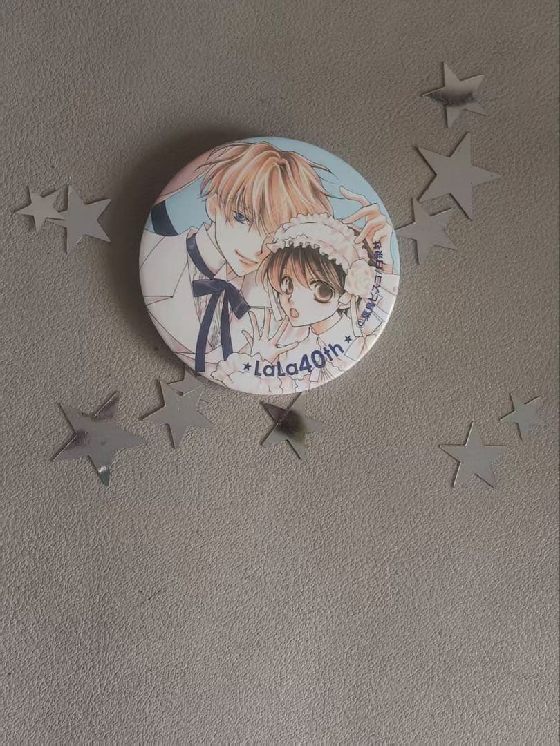 桜蘭高校ホスト部 Lala40周年記念 原画展 缶バッジ（環 × 春）