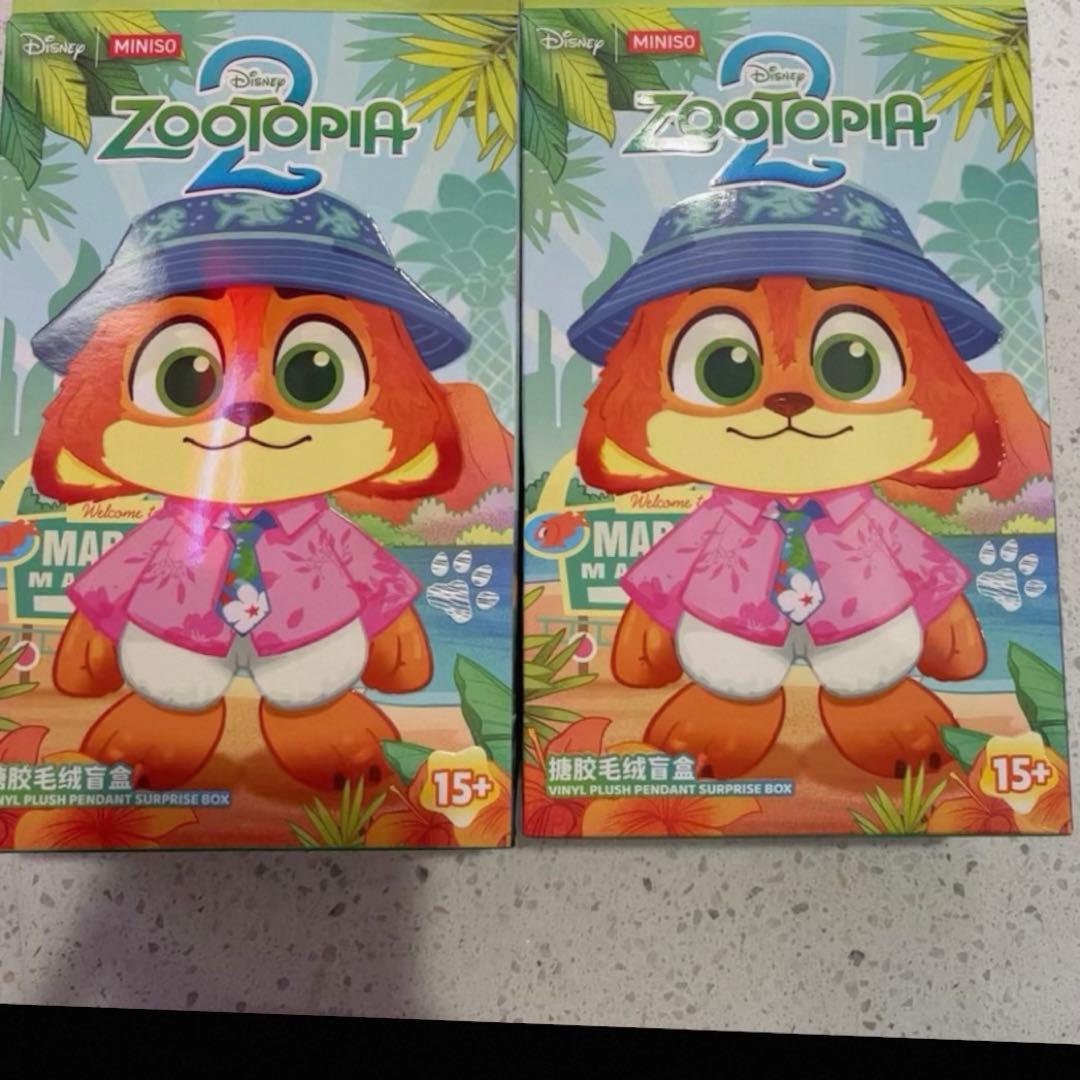 MINISO ズートピア2 バックチャーム 2箱セット