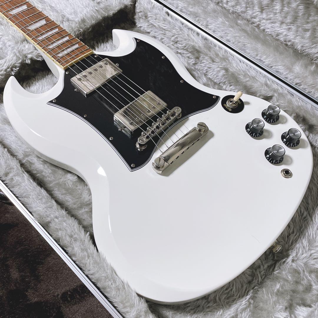 美品Epiphone エピフォン SG 白 Inspired by Gibson
