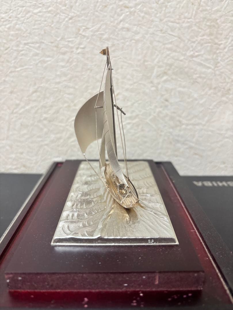 銀製ヨット　TAKEHIKO