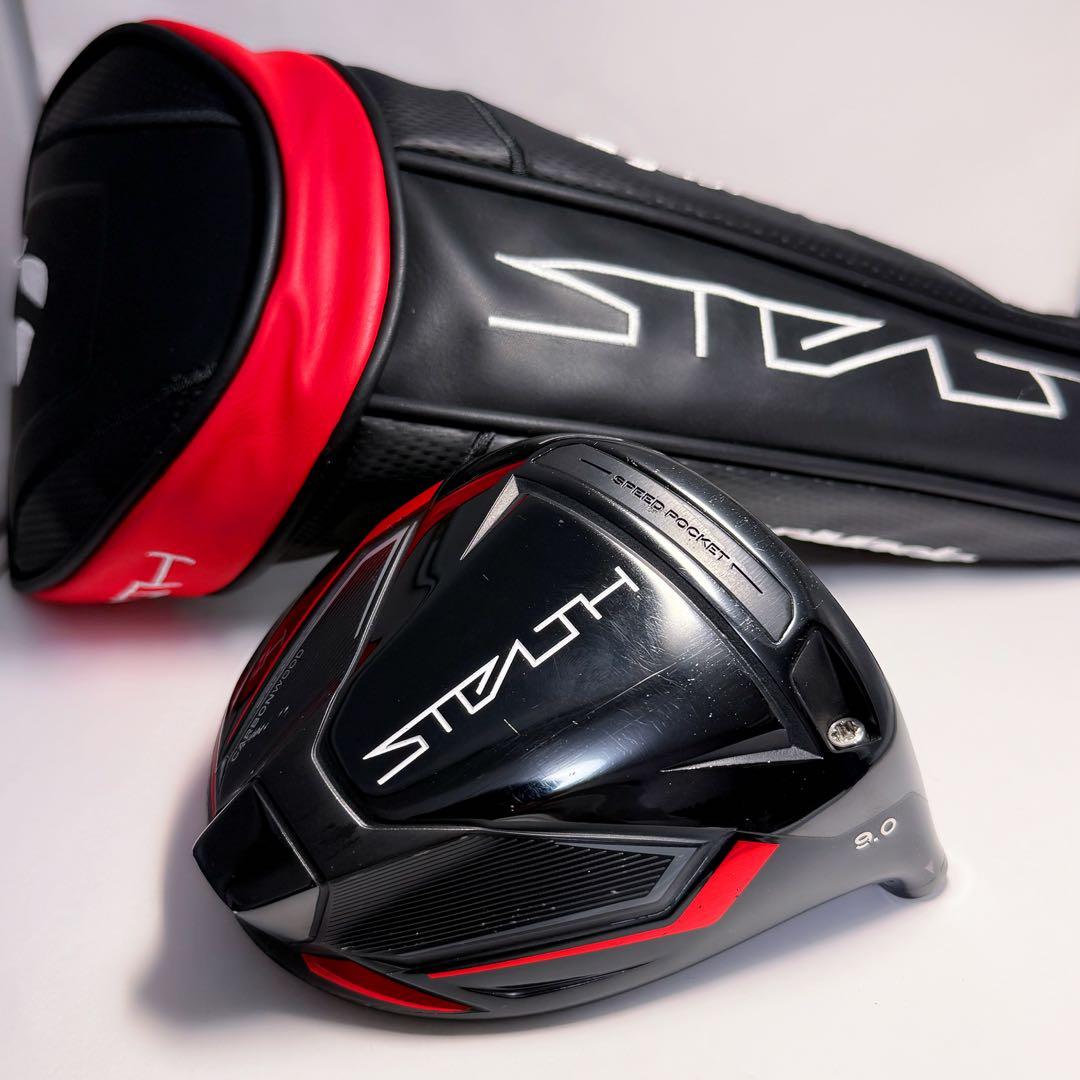 STEALTH ステルス 9.0°テーラーメイド ドライバー　ヘッドとカバーのみ