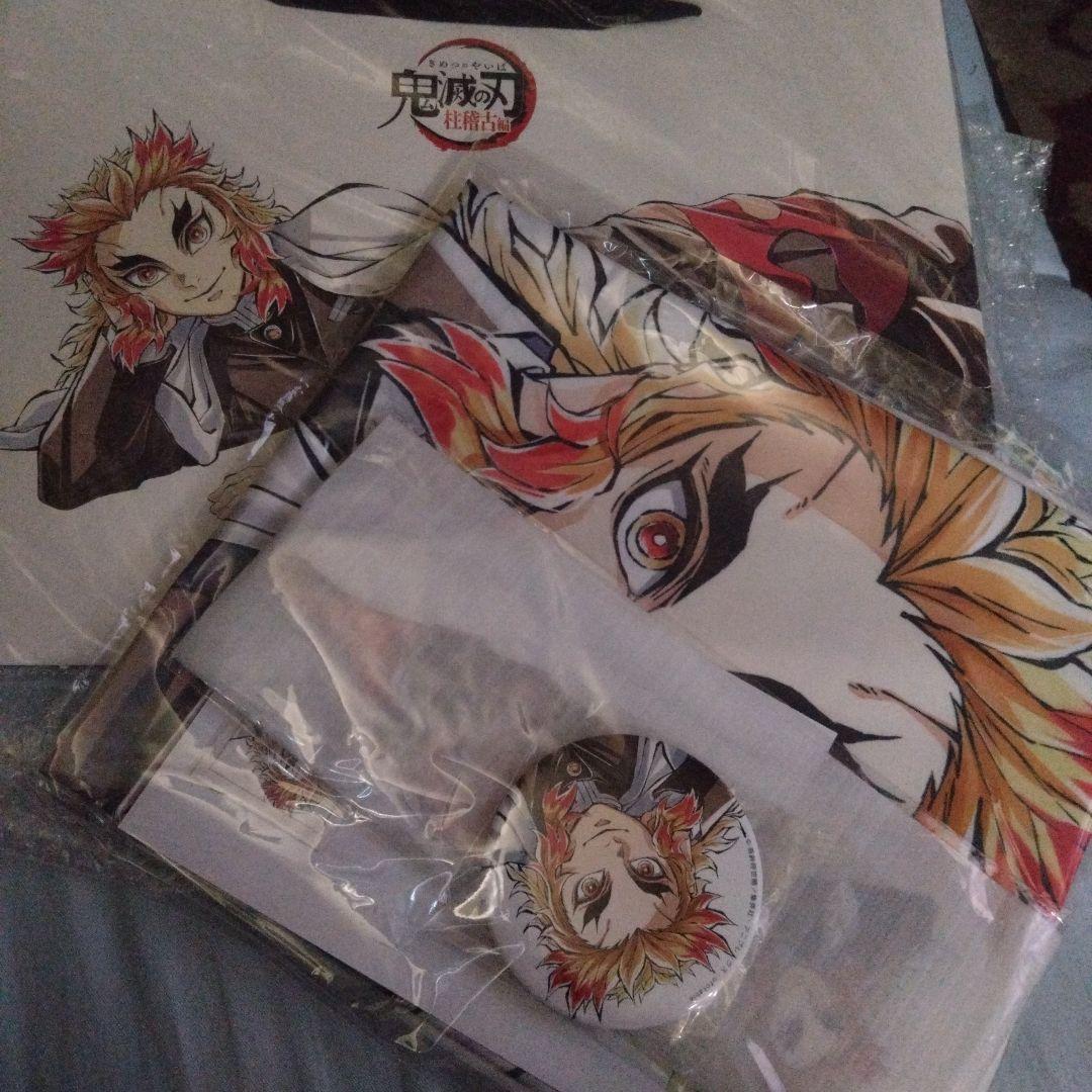 鬼滅の刃 柱稽古編 C104 寝そべりイラストグッズセット 煉獄杏寿郎 等身大布
