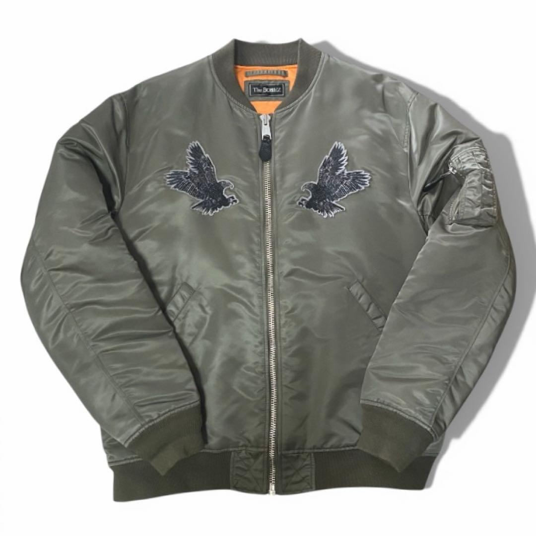 The BONEZ MA-1 ジャケット オリーブ L ボーンズ