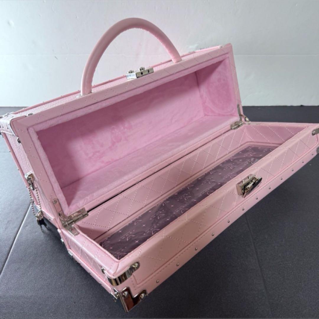 美品　新品未開封 エンジェル ドゥミセック ロゼ ピンク シャンパン　鍵あり