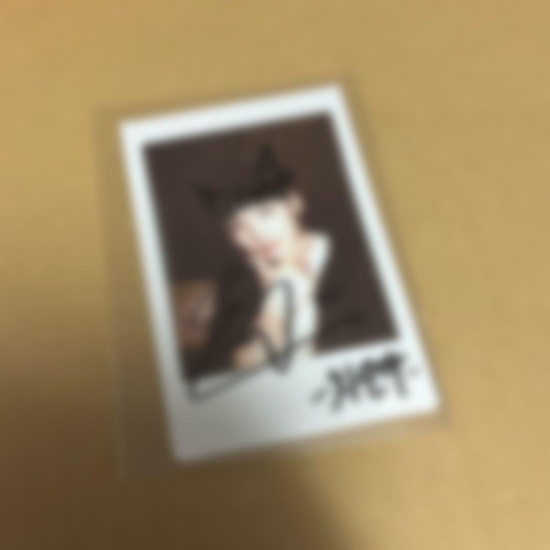 チャウヌ　ポラロイド　チェキ　直筆サイン